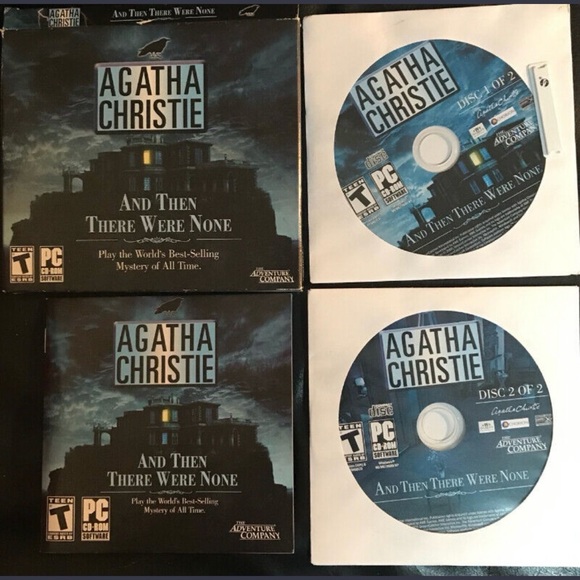 Agatha Christie And Then There Were None PC Game CD-ROM: 2 CDs - Picture 4 of 4